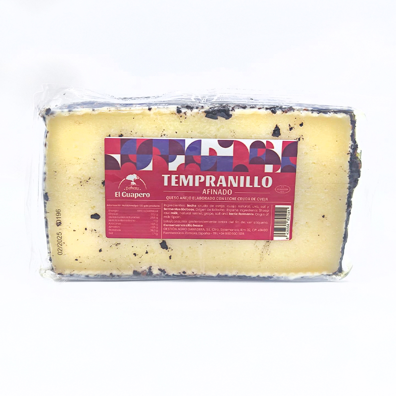 El Guapero Queso de Oveja Afinado Tempranillo