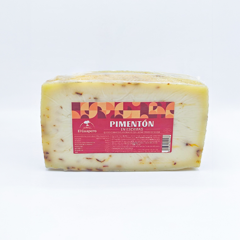 El Guapero Queso de Oveja Pimenton Escamas