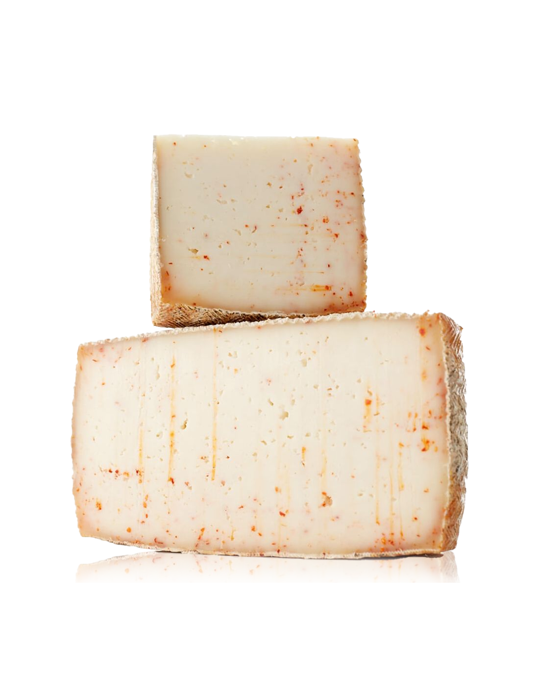 Queso de oveja curado con escamas de pimentón