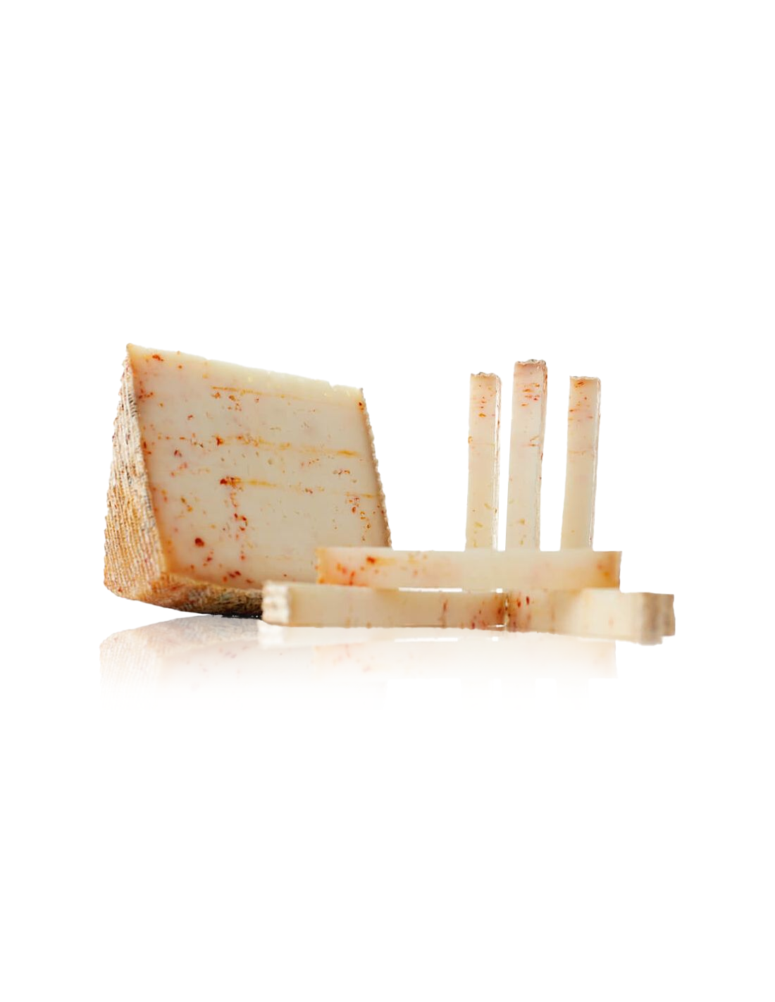 Queso de oveja curado con escamas de pimentón